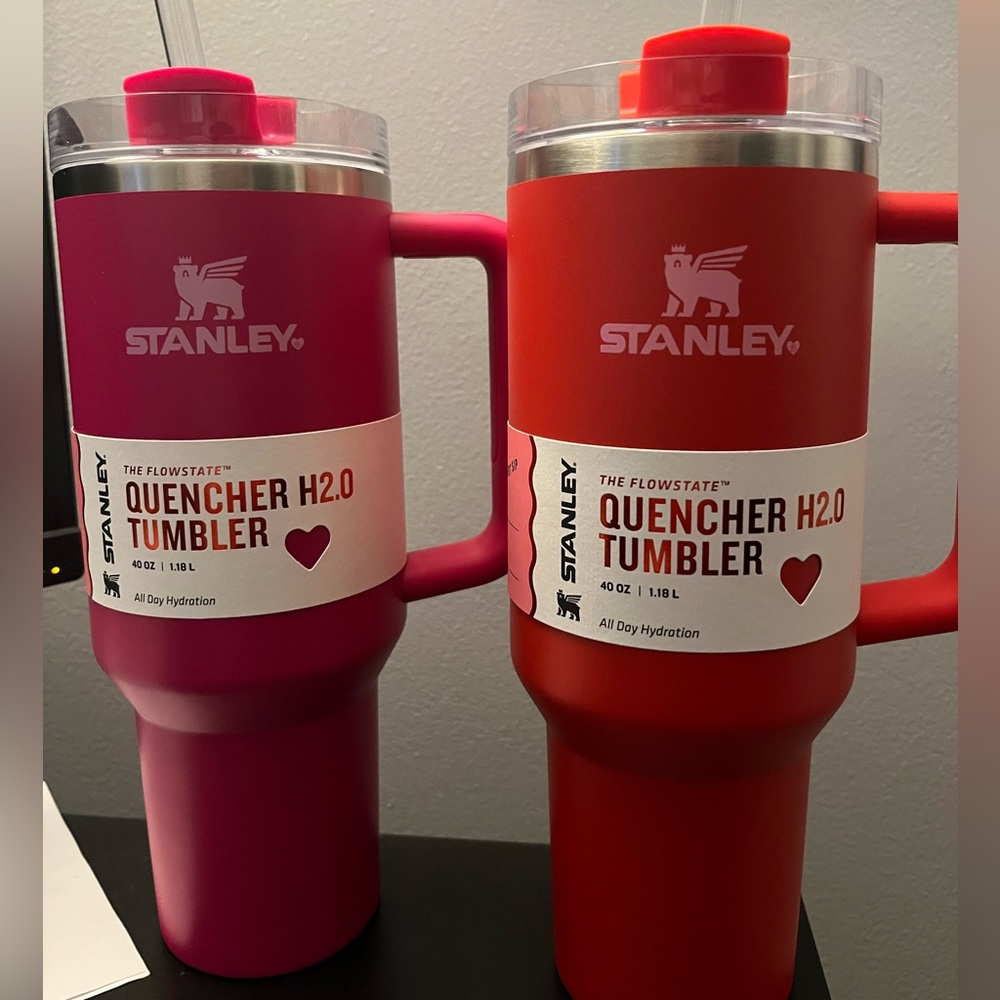 Stanley Limited Valentines Target Release Bundle Pink and Red40 oz cold Cup